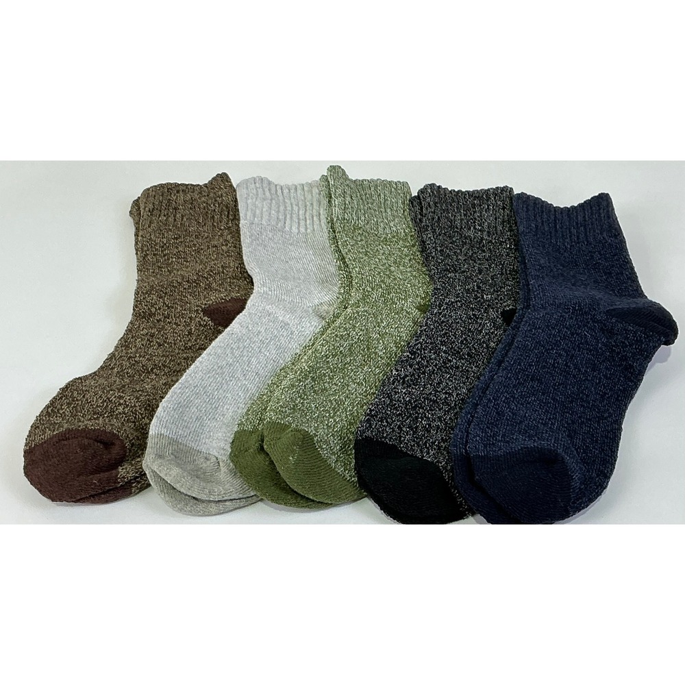 Mens Cozy Thermal Crew Socks 5 Pack Winter Warm Boot Socks For Cold Weather